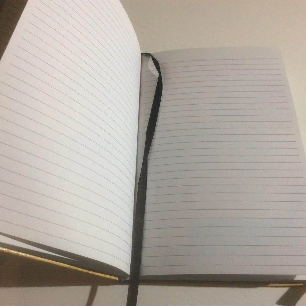 Nelson Line Blank Lined Notebook 160 White Pages